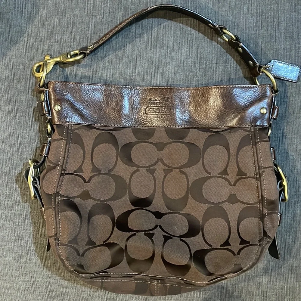 Coach boho brown shoulder bag - Picture 2 of 10